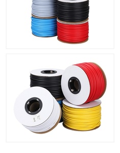 เครื่องหมายเส้นลวดพีวีซีคุณภาพสูงคลิปหนีบสายไฟอ่อนสีขาวบนมาร์กเกอร์สายทำเครื่องหมายทำเครื่องหมายแบบหลอด - Product Image 5