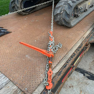 ISO प्रमाणित 3/8 "5/16" G70 पीले गैल्वेनाइज्ड ट्रक परिवहन टइंग बिंदर चेन - Product Image 5