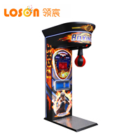 Machine de jeu d'arcade de boxe dynamique à monnayeur, type sac de frappe géant, pour parc d'attractions, avec jeu de frappe de balles de rue
