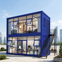 Casa Container Flat Pack 20ft, Edificio Prefabbricato su Misura, Casa Mobile Compatta, Design Moderno per Ufficio e Abitazione