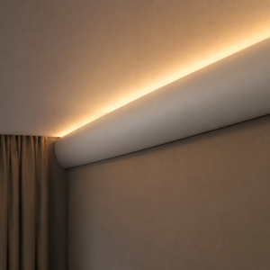 Moulure de <span class=keywords><strong>corniche</strong></span> LED incurvée moderne Banruo <span class=keywords><strong>pour</strong></span> <span class=keywords><strong>éclairage</strong></span> <span class=keywords><strong>indirect</strong></span> de plafond intérieur - Product Image 2
