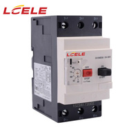 Interruptor de Protección de Motor de Corriente Residual Industrial WiFi LCELE GV2, Construcción de Cobre y Plástico, Capacidad de Ruptura de 4.5kA
