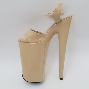 Sandali da donna Nikesi con <span class=keywords><strong>tacco</strong></span> alto 26 cm (<span class=keywords><strong>10</strong></span> pollici), open toe, impermeabili, con plateau in plastica, per pole dance, <span class=keywords><strong>tacco</strong></span> a spillo, per ogni occasione - Product Image 1