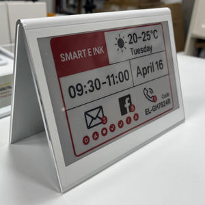 Plaque signalétique numérique E Ink de 7,5 pouces à faible consommation d'énergie / écoénergétique, écran à encre électronique pour réunions - Product Image 1