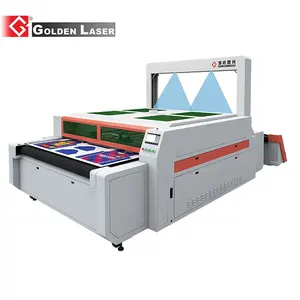 Mesin Pemotong Laser CO2 Format Besar untuk Kain Bukan Tenun Cetak Digital