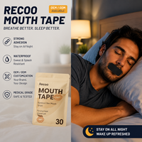 Bandes nasales anti-ronflement avec logo personnalisé, pour une meilleure respiration, patchs nasaux pour hommes et femmes, 30 pièces
