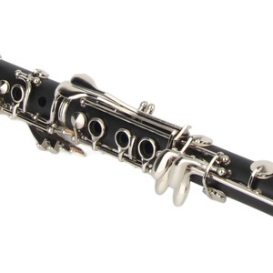Ensemble de clarinettes en bois à 17 clés Bb avec chiffon de nettoyage, tournevis, boîte, instrument de musique noir - Product Image 5