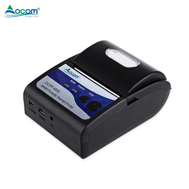 OCPP-M06 OCOM Mini Portable 58mm Thermal Receipt Printer With Indicator Light