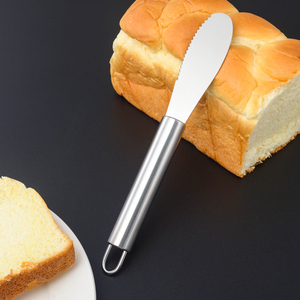 Couteau à beurre dentelé, couteau à <span class=keywords><strong>fromage</strong></span>, outil de cuisine certifié FDA LFGB pour restaurant et hôtel - Product Image 2