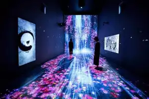 Sistema di proiezione grotta interattiva 360 sala di proiezione immersiva spazio magico olografico 3D