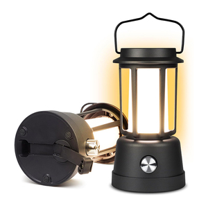 Lampe et lanterne solaires portables suspendues classiques pour la randonnée et le camping en extérieur, étanches IP54, 6500K - Product Image 1