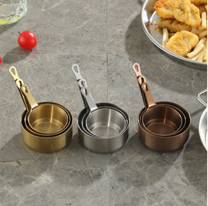 Tazón para Salsas de Acero Inoxidable, Recipiente para Vinagre, Mini Salsera, Tazones Pequeños para Salsas - Product Image 3