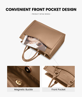 LOVEVOOK 2024 Ventes chaudes Sac à bandoulière professionnel Sac fourre-tout pour ordinateur Sac à main Imperméable Luxe Personnalisé Sac pour ordinateur portable en cuir pour femmes
