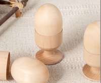 Houten eierschudders Maracas Percussie Muzikaal voor feestartikelen Klaslokaal Prijsbenodigdheden Eierspeelgoed