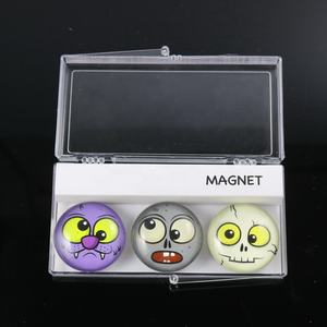 מגנט מזכרת זכוכית מקרר כיפה מזכרת, מגנט קריסטל זכוכית מתנה זיכוי טוב סט עם חבילת מתנה נייר - Product Image 5