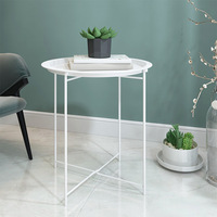 Table basse moderne en métal économique pour le salon