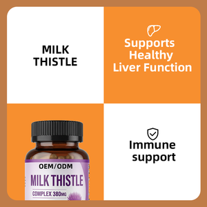 Süt Devedikeni Kompleksi 380mg Kapsül - Karaciğer Fonksiyonlarını Destekleyici Detoks Desteği Yetişkinler İçin 2 Kapsül/Portiyon 60 Kapsül OEM/ODM Toplu Tedarik - Product Image 4