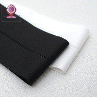 Bande élastique pliable en nylon tressé à chevrons noir et blanc, haute élasticité, pour vêtements et accessoires de pantalon, vente en gros depuis la Chine