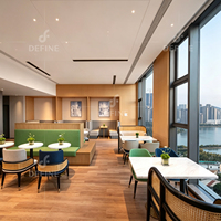 Gewerbliche Hotelmöbel Restaurant-Set Moderne Maßgefertigte Möbel Esstische und Stühle für Restaurantprojekte