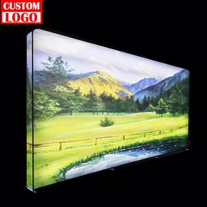 Trade Show Exhibition Photography LED Wall Exhibit Displays Stand Aluminum Backlit Fabric LED <b>Light</b> <b>Box</b> - Product Image 1
