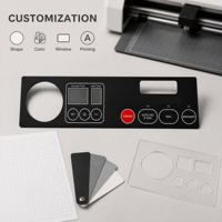 Panneau de commande personnalisé pour scelleuse sous vide, boutons tactiles, sans dôme métallique, sans circuit imprimé, sans découpe de fenêtre, superposition graphique personnalisée