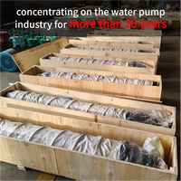 Pompe centrifuge verticale multi-étages submersible haute pression à économie d'énergie pour eaux boueuses et eaux usées, en fonte, mobile, à aspiration