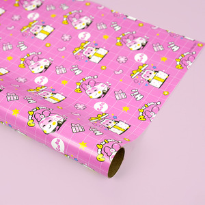 2024 New Design Elegant 50*70cm Cartoon Pattern <strong>Printed</strong> Gift Wrapping <strong>Paper</strong> for <strong>Baby</strong> Shower Kids Birthday - Product Image 4