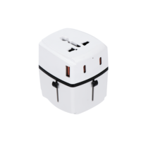 PD35W OEM ODM Adaptateur de voyage universel 2 USB 2 Type C avec prises EU US AUS UK Adaptateur international Chargeur de voyage dans le monde entier
