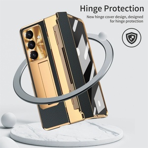 Lujo 360 °   Funda con Soporte Magnético Giratorio y Carga Inalámbrica para Samsung Z Fold 7 6 5, Carcasa Plegable Antigolpes para Teléfono Móvil - Product Image 2