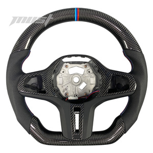 Per BMW 2017-2024G-Series G01 G05 G11 G14 F90 <span class=keywords><strong>G20</strong></span> <span class=keywords><strong>G30</strong></span> G29 <span class=keywords><strong>G30</strong></span> volante sportivo in vera fibra di carbonio personalizzato Design classico - Product Image 1