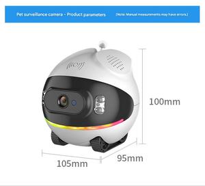 Robot caméra interactif <span class=keywords><strong>pour</strong></span> <span class=keywords><strong>animaux</strong></span> de compagnie avec conception de tumbler automatique 135 °   Caméra <span class=keywords><strong>pour</strong></span> <span class=keywords><strong>animaux</strong></span> de compagnie à vision nocturne grand angle avec connectivité 4G et portée de 10 m - Product Image 6