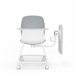 Sedia da Formazione Mobile Moderna con Tavoletta <span class=keywords><strong>Scrittoio</strong></span>, Scrivania Regolabile Ergonomica ed Ecologica per Aula, Appartamento, Ospedale - Product Image 3
