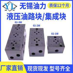 Bloque de Válvulas Hidráulicas Integrado 02-1W/03-1W+YF, Placa Base del Sistema de Herramientas Hidráulicas 02-2W, Bloque de Colector para 03-3W - Product Image 5
