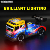 Camion télécommandé électrique en métal 1:18 4CH 27HZ pour enfants avec lumière, utilisation intérieure-extérieure