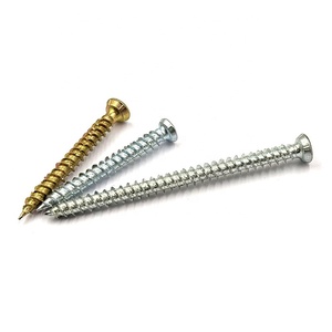 สกรูคอนกรีตเหล็กกล้าคาร์บอนคุณภาพสูง หัว Torx ชุบสังกะสี ขายดีจากโรงงาน - Product Image 4