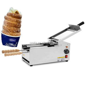 Điện ống khói bánh kurtos kalacs Máy Donut Donut Ice Cream Cone Maker Hungary trdelnik ống khói bánh mì CuộN máy - Product Image 3