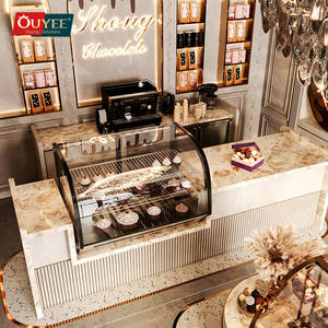 Kẹo cửa hàng thiết kế Showcase Kính truy cập tủ gỗ kẹo hiển thị giá sô cô la Tường sô cô la hiển thị giá - Product Image 3