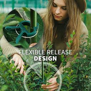 Wholesale 20Pcs Plant Fixed <b>Clips</b> Reusable Garden <b>Greenhouse</b> Bracket for Plants Vine Flower Seedling Stem Support Supplies - Product Image 3