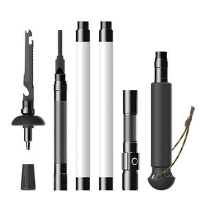 Bastón de Senderismo Multifuncional G03 de Aleación de Aluminio, 5 Secciones, Recargable, Luminoso, con Luz - Product Image 1