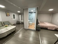 Casa Contenedor Expandible de Lujo de 40 pies, Edificio de Oficinas Prefabricado Moderno Personalizado, Diseño de Hogar a Medida con Plano de Colores y Uso Comercial