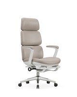 Chaise de bureau exécutive en cuir confortable, réglable en hauteur, pivotante, avec accoudoirs, design moderne pour une utilisation prolongée