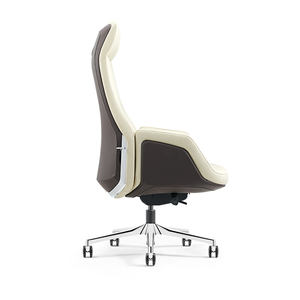 Fauteuil de bureau en cuir robuste et multifonctionnel, à bascule, pour la détente, les loisirs, les réunions et les négociations - Product Image 6