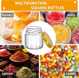 25ml 35ml 50ml 100ml Small Round Glass <b>Jam</b> <b>Jars</b> Glass With Lid Storage Pickles <b>Jar</b> <b>for</b> Food - Product Image 4