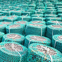Outils d'aquaculture HDPE pour la culture de poissons Cages de pisciculture en plastique efficaces et filet de lanterne de pétoncle d'huître pour la culture de poissons