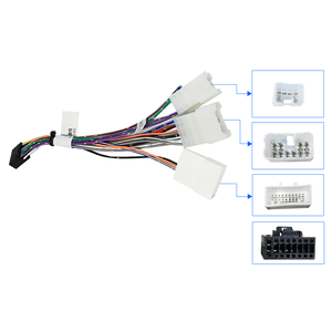 Autoradio-Blende für Toyota Land Cruiser 100 2003-2008 Android MP5 Player Frame <span class=keywords><strong>2</strong></span> Din Head Unit Panel Stereo Dash Cover Trim - Product Image 5