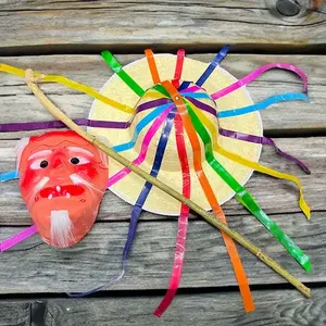 Kit de danse avec masque, chapeau, canne, costume de robot, taille unique, pour la danse du ventre, les spectacles de ballet, vêtements de scène pour adultes - Product Image 4