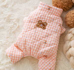 Vêtements écologiques pour chiens Vêtements solides d'automne d'hiver coupe-vent chauds Teddy Petits chiens de taille moyenne Vêtements à quatre pattes Veste pour animaux de compagnie - Product Image 5