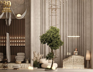 Modern Style Beauty Salon Interior Design Shampoo and Nail Station Design Layout Commercial Shop Design - Product Image 1