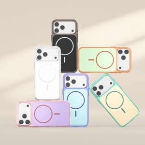 Coques de téléphone magnétiques antichoc et anti-chute avec protection intégrale du cadre de l'appareil photo et protection de l'objectif pour iPhone 17 Pro Max - Product Image 5