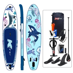 Zebec — planche de surf gonflable kxone, planche de paddle sup 14 pieds, en pvc, à joli prix, livraison directe, nouvelle collection